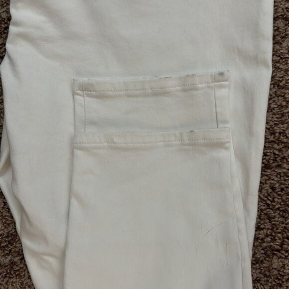 NYDJ Ami Skinny Pants Lift Tuck Technology Optic White Size 16 Summer Shaping - Picture 10 of 11